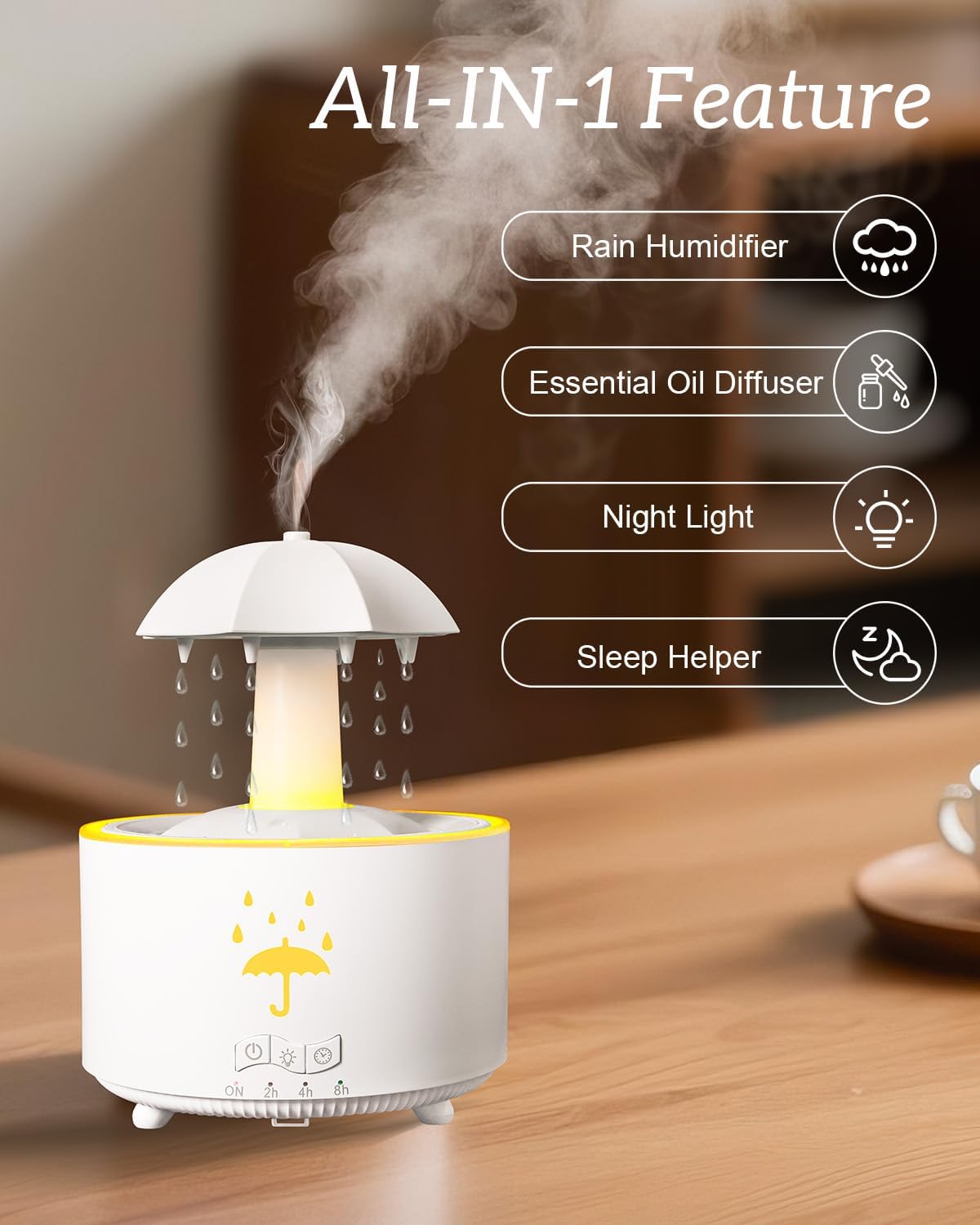 Aesthetic 2-in-1 Humidifier Oil Diffuser