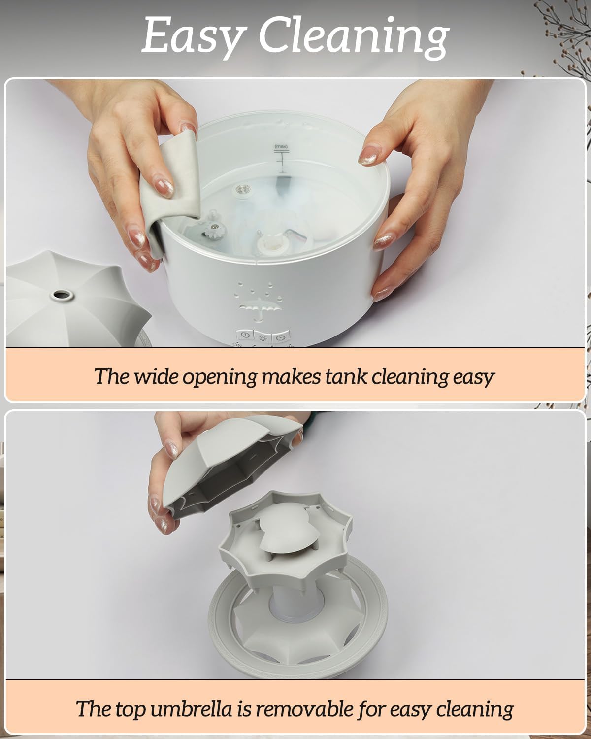 Aesthetic 2-in-1 Humidifier Oil Diffuser